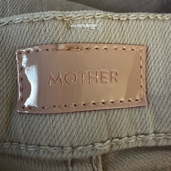 NWT MOTHER Denim The Dazzler Hover- Date Night (pale peach) size 33 - Picture 8 of 11